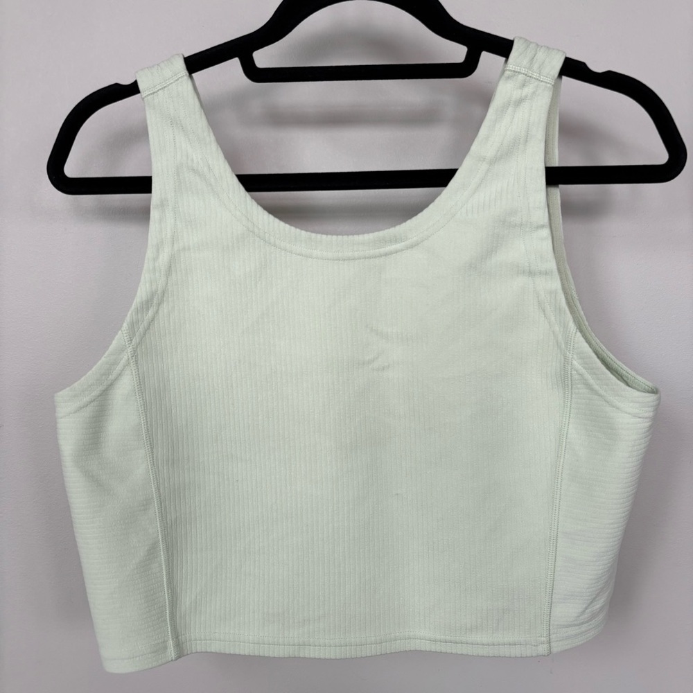 Lululemon Ribbed Softstreme Crop Tank Top Size 12‎